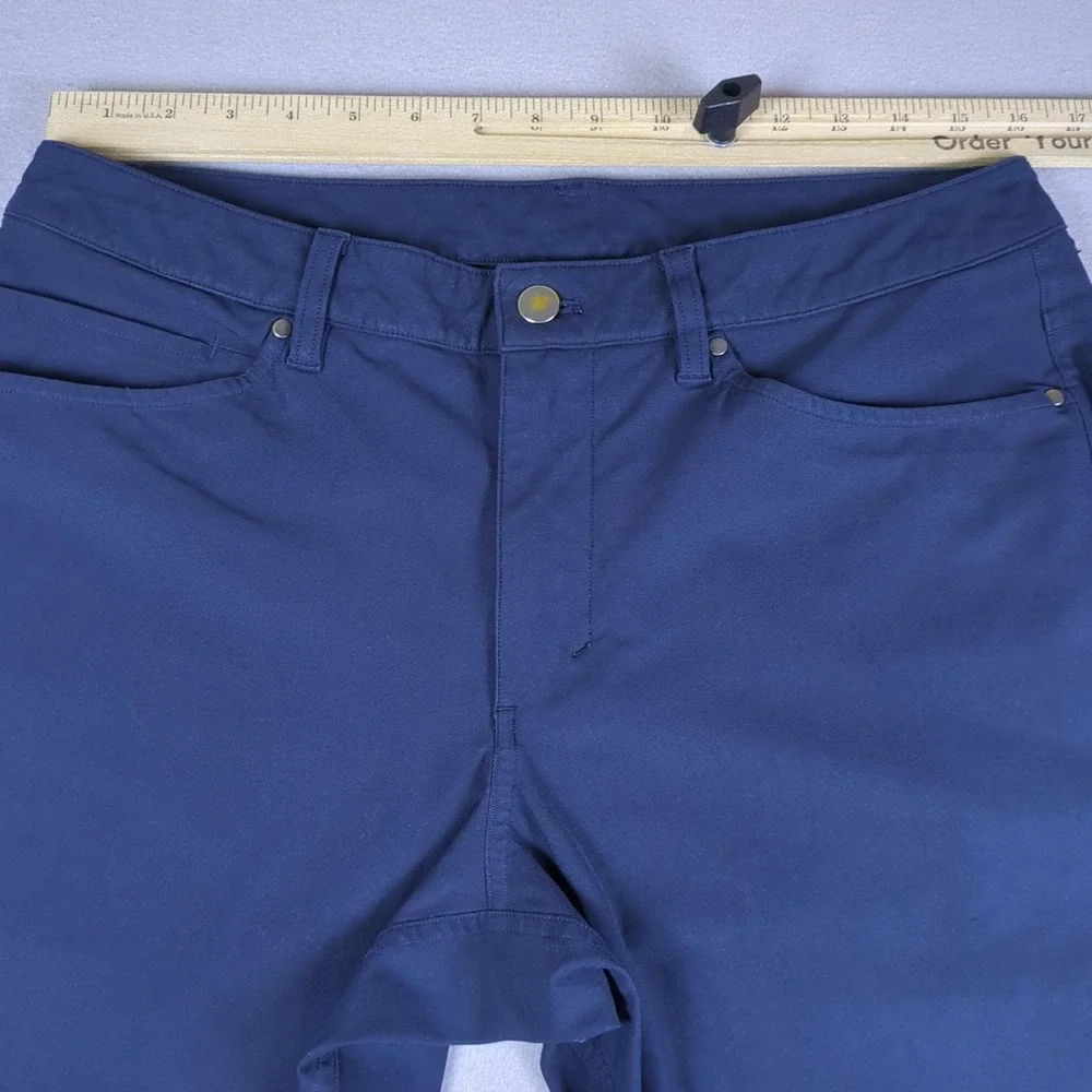 Lululemon ABC Slim Warpstreme Pants Mens 32x29 True Navy Blue Tapered LM5704S